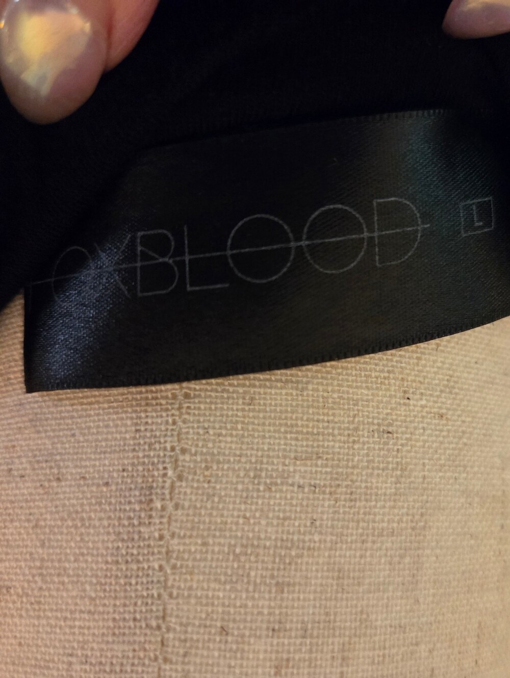 Foxblood Crossed Out Dress - Picture 5 of 6